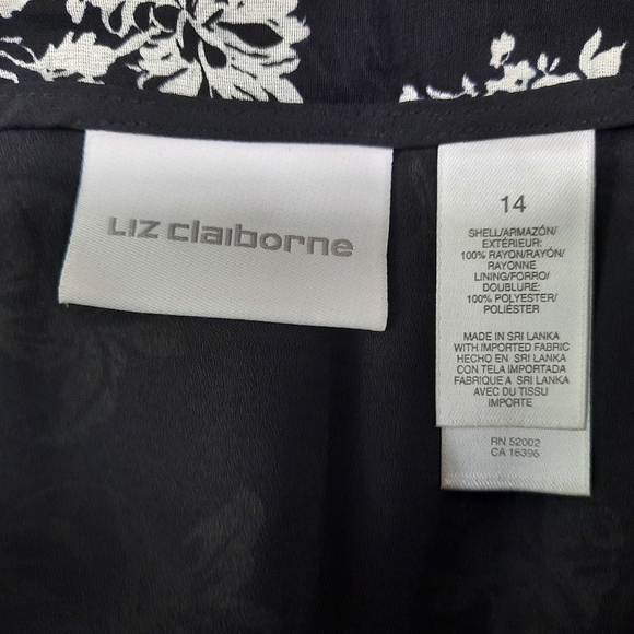 Vintage Liz Claiborne Floral Print Flowy Skirt - Picture 8 of 8